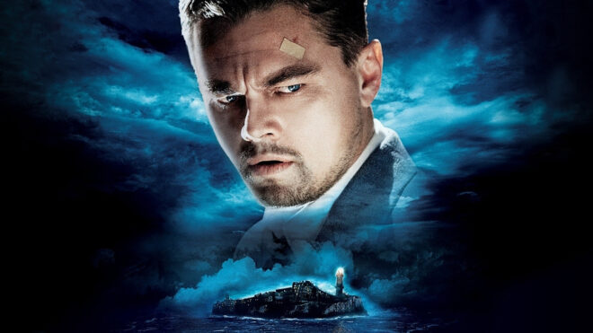 Leonardo Dicaprio au-dessus d'une île