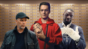 Mehdi, Berlin et Lupin dans un coffre de banque