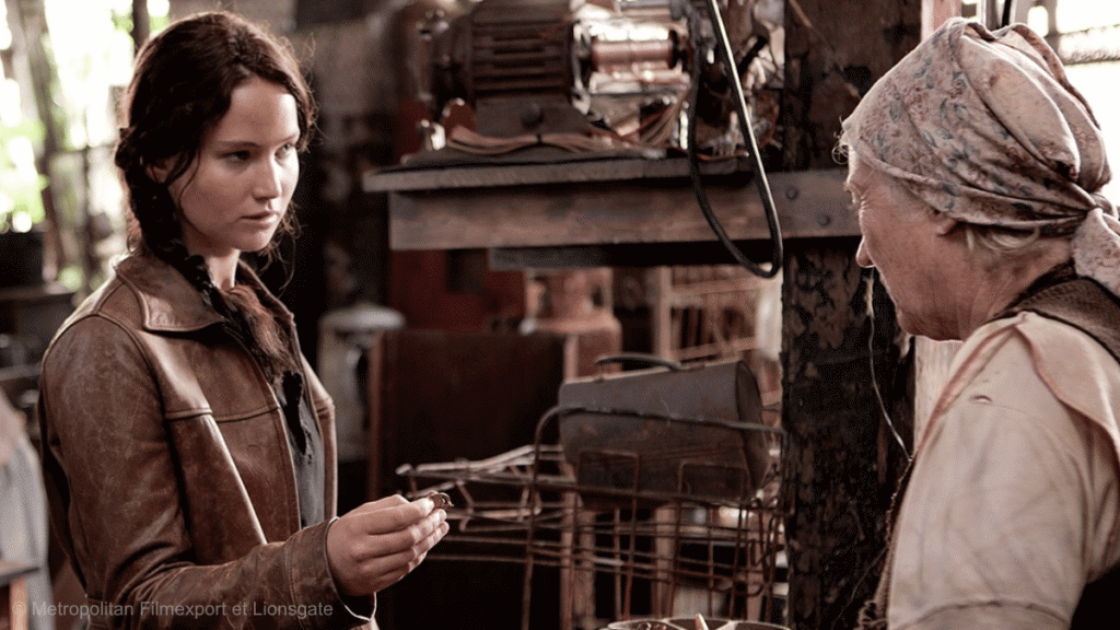 katniss fait du troc dans le district 12