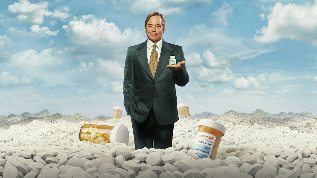 Richard Sackler dans une piscine de médicaments