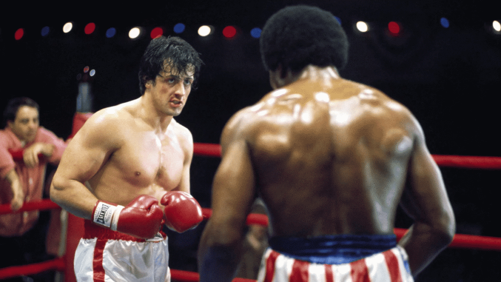 rocky balboa affronte apollo creed