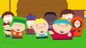 les enfants de south park rigolent