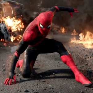 spider-man en pleine attaque