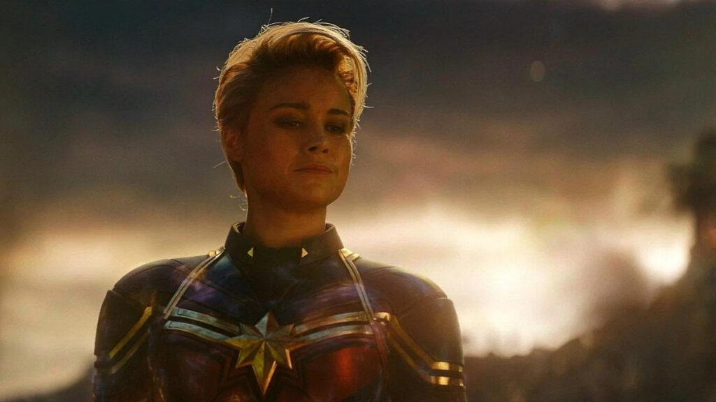 Captain Marvel à la bataille finale face à Thanos